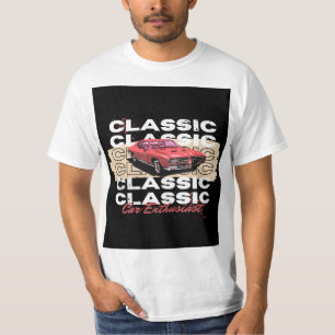 T-shirt Joli design de voiture classique