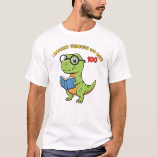 T-shirt Joli Dinosaure 100 Jours d'École