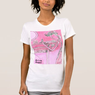 T-shirt Joli en rose