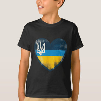 T-shirt Joli éventail vintage ukrainien Bynner Drapeau ukr