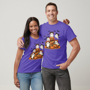 T-shirt Joli Fantômes D'Halloween En Coquette Bows Et Citr