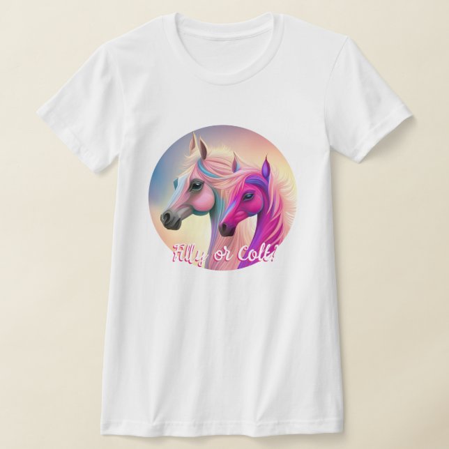 T-shirt Joli Filly Ou Colt (Poser)