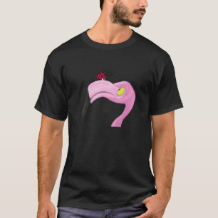 T-shirt Joli Flamant rose rose