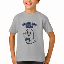 Joli Gamer Boo 2026 Chemise Halloween Enfants, Drô