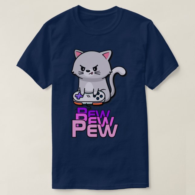 T-shirt Joli Gamer KItty (Design devant)