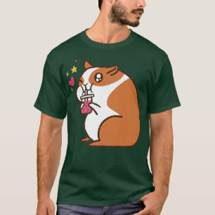T-shirt Joli Hamster Guinée Cochon Bubble Thé