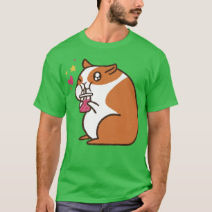 T-shirt Joli Hamster Guinée Cochon Bubble Thé