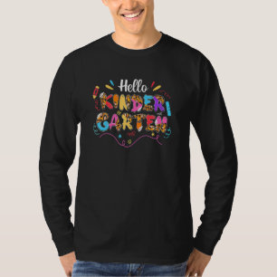 T-shirt Joli Hello Équipe de maternelle Enseignant Élève D