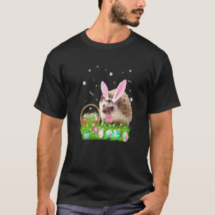 T-shirt Joli Hérisson Jour de Pâques Oeufs de lapin Costum