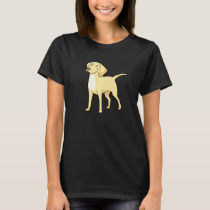 T-shirt Joli Jaune Labrador Golden Retriever Chien