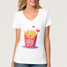 Joli jeu de mots sur les frites pour la Saint-Vale