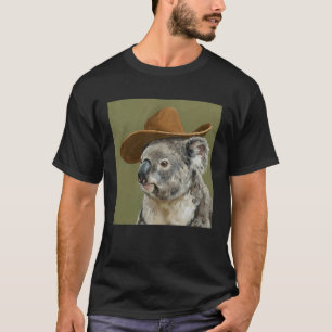 T-shirt Joli koala portant un chapeau de cowboy