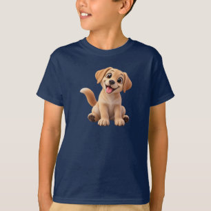 T-shirt Joli Labrador – Heureux chiot Labrador doré