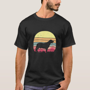 T-shirt Joli Labrador Retriever Retro Design