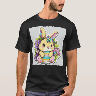 T-shirt Joli lapin de Pâques