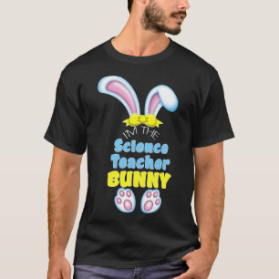 T-shirt Joli lapin de Pâques Je suis le professeur de scie