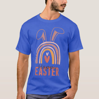 T-shirt Joli lapin lapin arc-en-ciel Oreilles de Pâques po