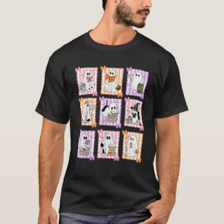 T-shirt Joli livre de lecture Fantôme Halloween Coquette G