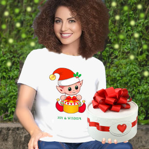 T-shirt Joli lutin de Noël joyeux