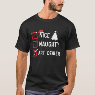 T-shirt Joli Marchand d'Art Coquin Noël Vacances Père Noël