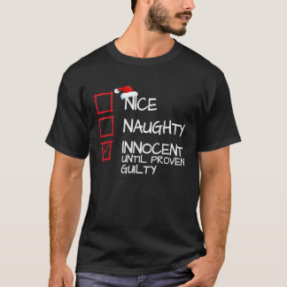 T-shirt Joli Méchant Innocent jusqu'à preuve de culpabilit