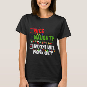 T-shirt Joli Méchant Innocent jusqu'à preuve du contraire