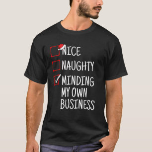 T-shirt Joli Méchant Me Mêlant De Mes Affaires Drôle De No
