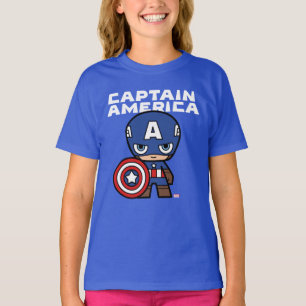 T-shirt Joli Mini Captain America