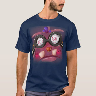 T-shirt Joli Monster Face Halloween Groupe Costume Cadeaux