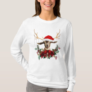 T-shirt Joli Noël Toggenburg Reindeer Chèvre
