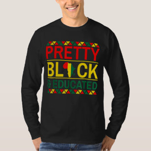 T-shirt Joli noir et instruit Black History Moth App