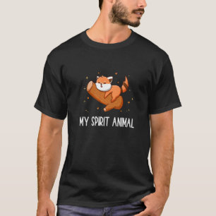 T-shirt Joli Panda roux    Panda roux Mon animal spirituel