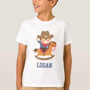 T-shirt Joli petit cow-boy sur Rocking Horse