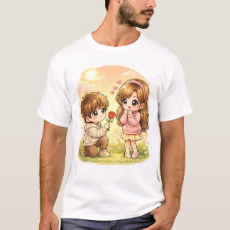 T-shirt Joli Petit Garçon et Fille – Conception Enfants Ad