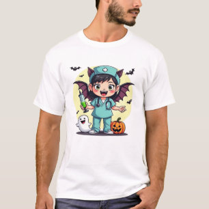 T-shirt Joli petit tee-shirt premium Halloween infirmière 