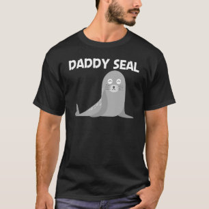 T-shirt Joli Phoque Pour Hommes Papa Garçons Sea Lion Zoo 