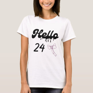 T-shirt joli pour les 24 ans pour les filles – Dou