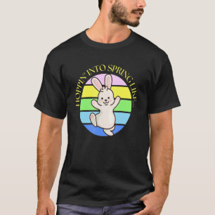 T-shirt Joli Printemps De Pâques Lapin Lapin À Dire Hum