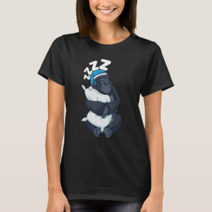 T-shirt Joli pyjama pour les femmes Gorille de nuit
