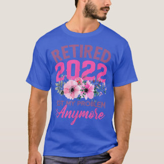 T-shirt Joli Rose Retraité 2022 Dons de retraite amusant p