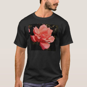 T-shirt Joli rose rose Peach floral