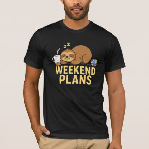 T-shirt Joli sac à couchage - Plans du week-end Café parfu