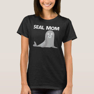 T-shirt Joli Sceau pour maman Mer Zoo Lion Animal