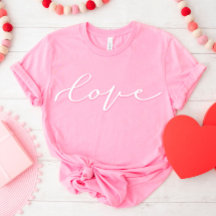 Joli script d'amour Saint-Valentin Chemise de la S