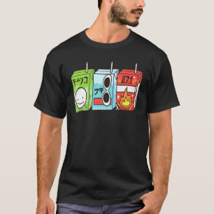 T-shirt Joli Smile Dream Équipe Jus Boîtes de lait Jeu