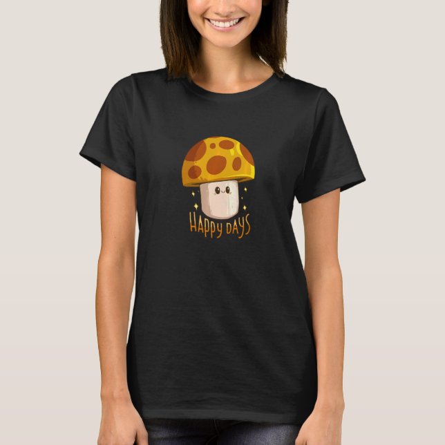 T-shirt Joli Soleil Shroom Nostalgie Plantes Et Zombies Ha (Devant)