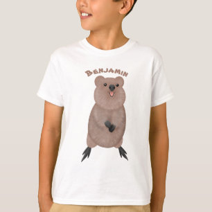 T-shirt Joli sourire mignon dessin animé quokka