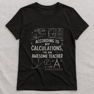 T-shirt Joli tee-shirt de formule mathématique, professeur