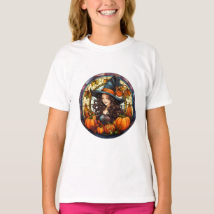 T-shirt Joli verre d'automne sorcière