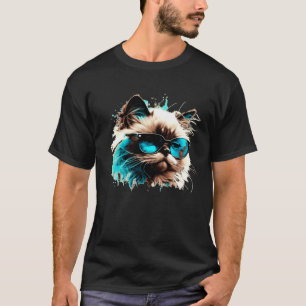 T-shirt Joli visage de chat Ragdoll